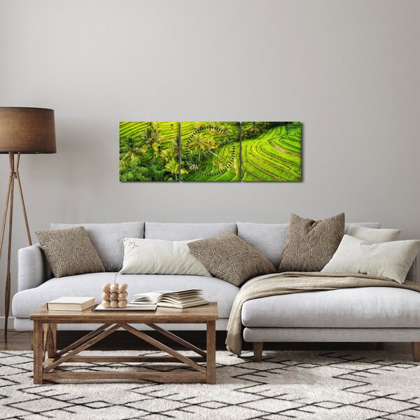 Slika - Rižine terase (sa satom) (90x30 cm)