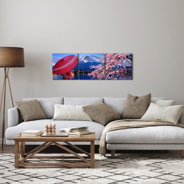 Slika - Pogled na vrh, Japan (sa satom) (90x30 cm)