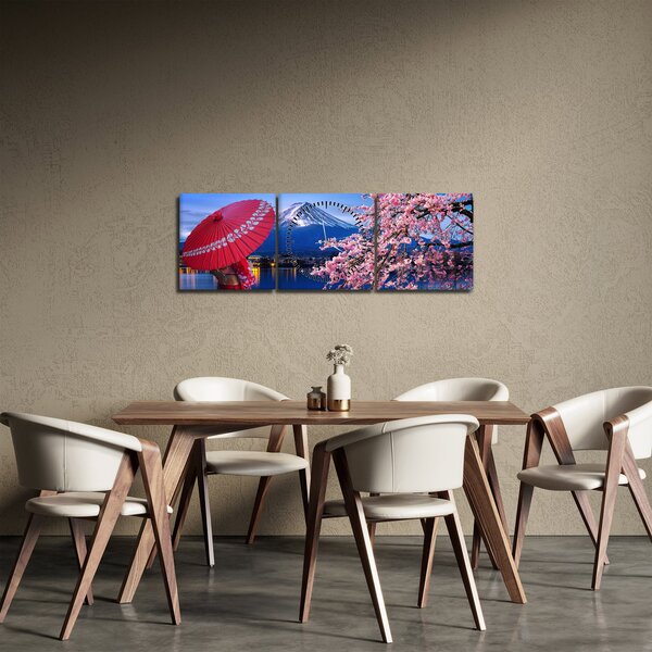 Slika - Pogled na vrh, Japan (sa satom) (90x30 cm)