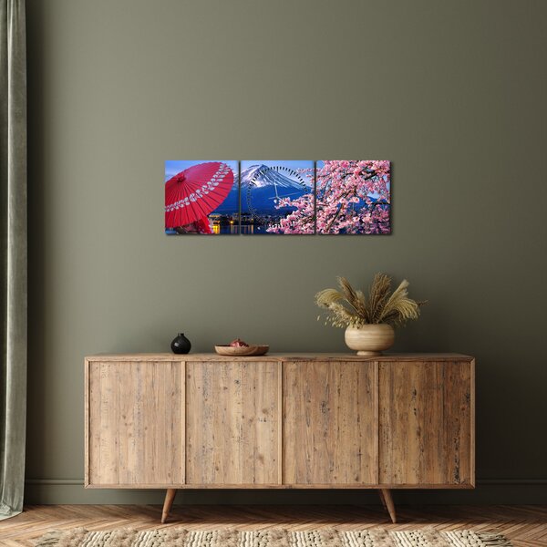 Slika - Pogled na vrh, Japan (sa satom) (90x30 cm)