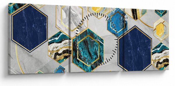Slika - Mramorna kompozicija (sa satom) (90x30 cm)