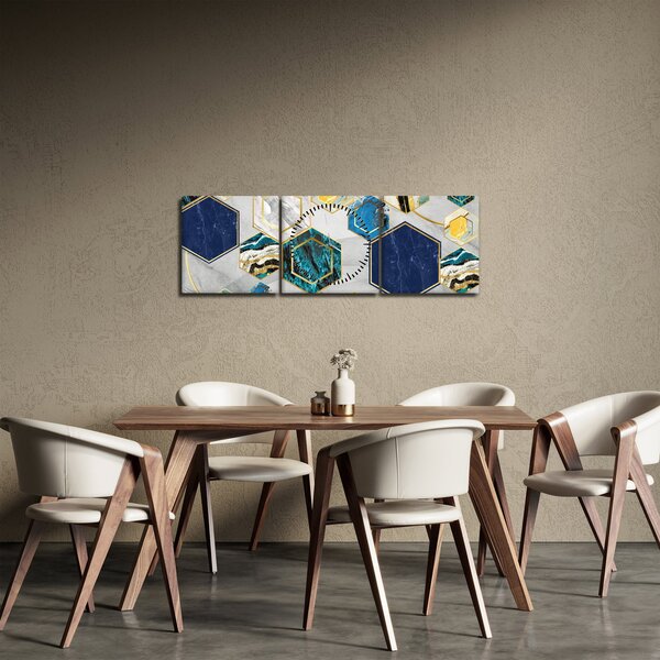 Slika - Mramorna kompozicija (sa satom) (90x30 cm)