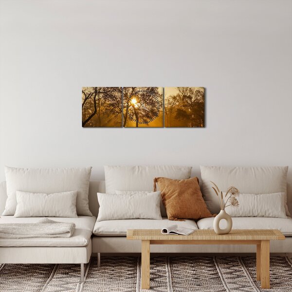 Slika - Izlazak sunca (sa satom) (90x30 cm)