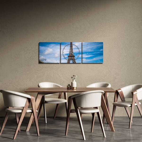 Slika - Eiffelov toranj (sa satom) (90x30 cm)