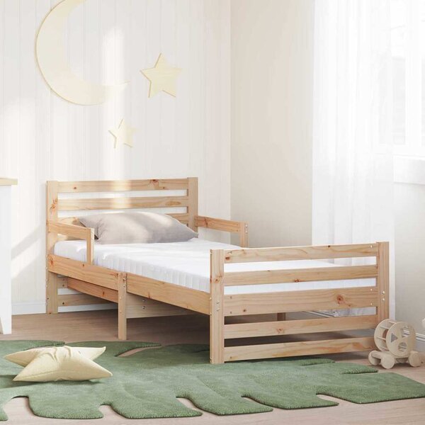 Krevet s produžetnim madracem s uzglavljem Smeđa 80 x 200 cm - Smeđa / 80 x 200 cm
