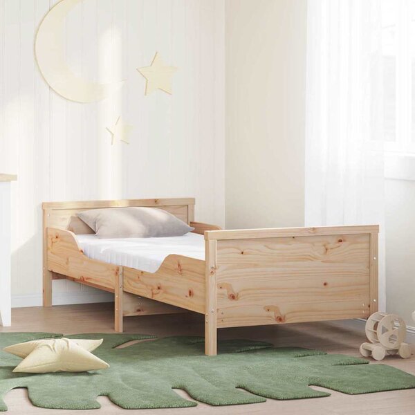 Okvir kreveta s produžetnim madracem Smeđa 80 x 200 cm - Smeđa / 80 x 200 cm
