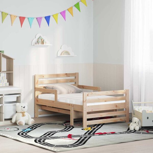 Krevet s produžetnim madracem s uzglavljem Smeđa 80 x 200 cm - Smeđa / 80 x 200 cm