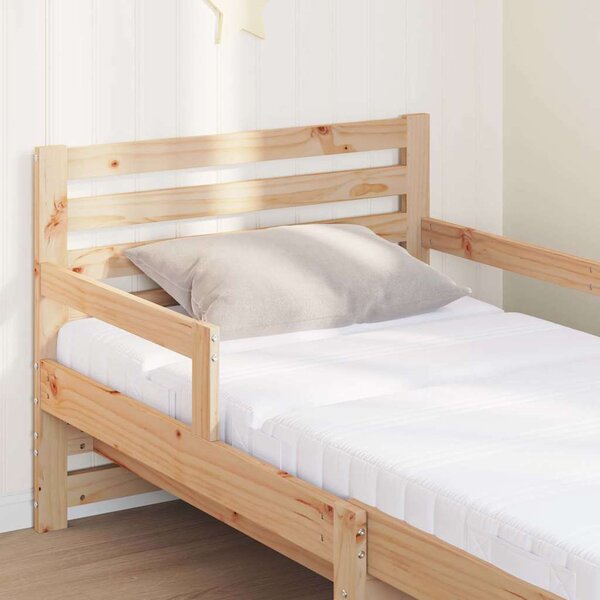 Krevet s produžetnim madracem s uzglavljem Smeđa 80 x 200 cm - Smeđa / 80 x 200 cm