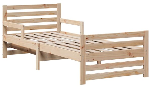 Krevet s produžetnim madracem s uzglavljem Smeđa 80 x 200 cm - Smeđa / 80 x 200 cm