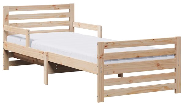 Krevet s produžetnim madracem s uzglavljem Smeđa 80 x 200 cm - Smeđa / 80 x 200 cm