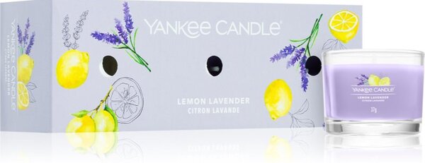 Yankee Candle Lemon Lavender poklon set 3x37 g