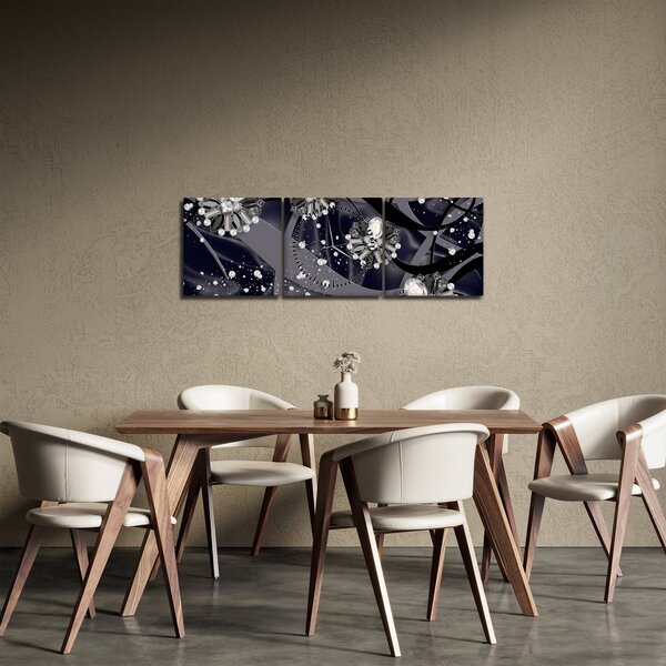 Slika - Dijamanti u svemiru (sa satom) (90x30 cm)