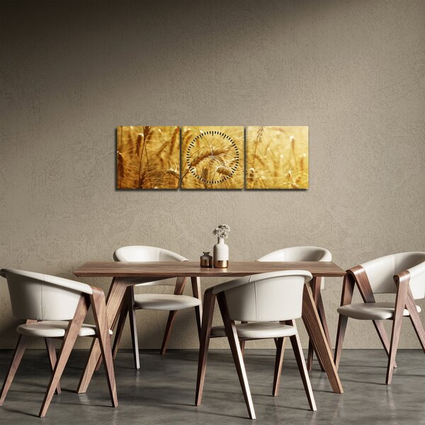 Slika - Klasovi žita (sa satom) (90x30 cm)