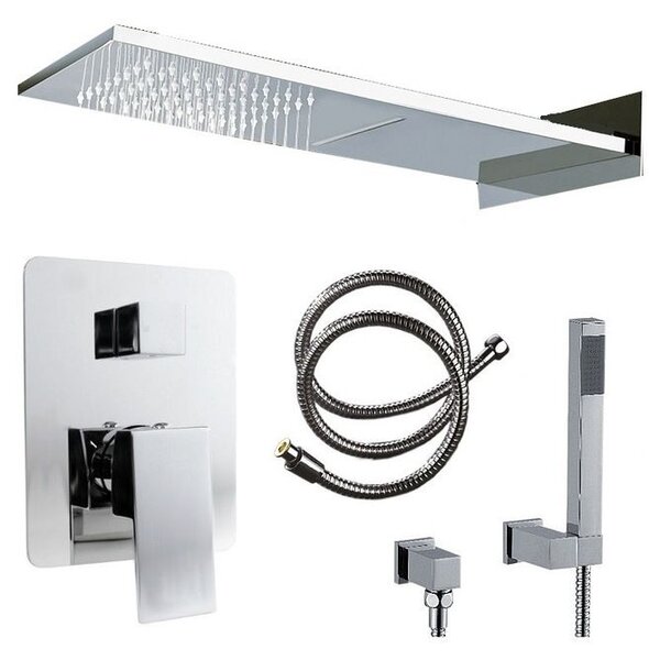 Krom RAINFORCE SLIM ugradbeni set za tuširanje