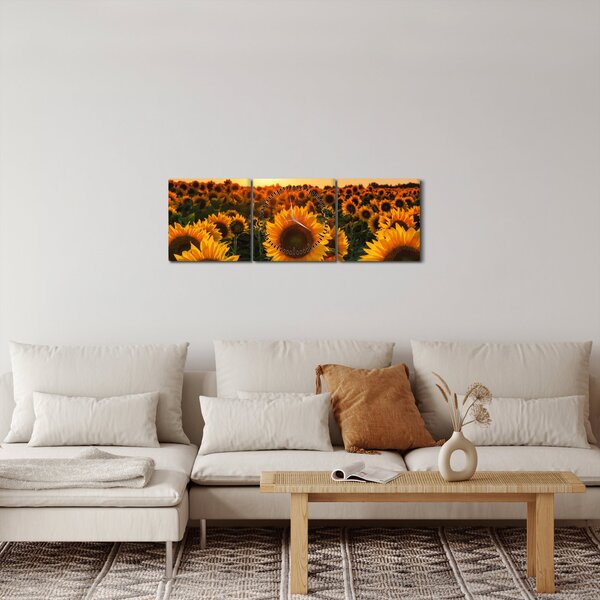 Slika - Suncokret (sa satom) (90x30 cm)
