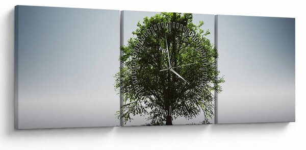 Slika - Usamljeno stablo (sa satom) (90x30 cm)