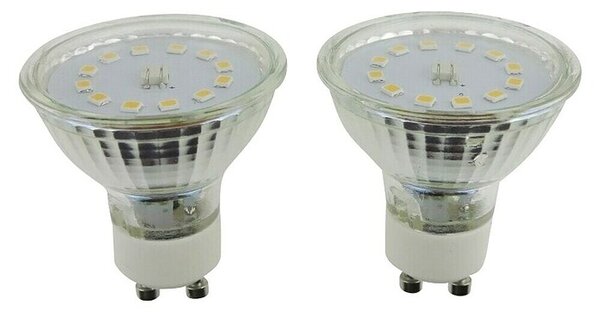 Voltolux Set LED žarulja (GU10, Bez prigušivanja, Topla bijela, 400 lm, 5 W, 2 Kom.)