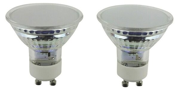 Voltolux Set LED žarulja (GU10, Bez prigušivanja, Topla bijela, 350 lm, 4 W, 2 Kom., Mat)