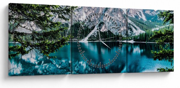 Slika jezera u Alpama (sa satom) (90x30 cm)