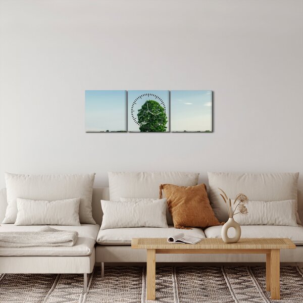 Slika stabla usred livade (sa satom) (90x30 cm)
