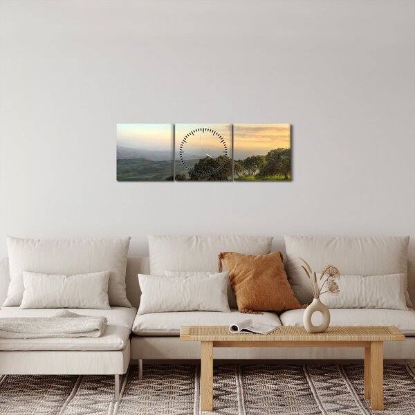 Slika - Pogled s brda (sa satom) (90x30 cm)