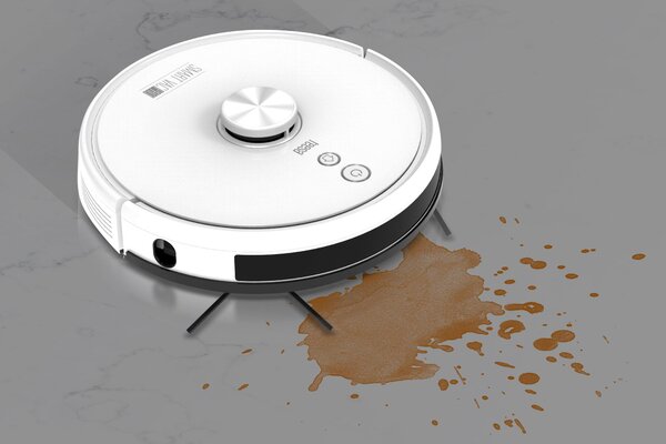 2 u 1 baterija. hepa mokro suhi robotski usisavač smart vac pro tuya lds tof
