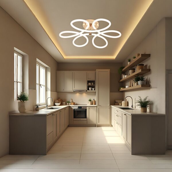 Moderna LED stropna svjetiljka G023-C Gold