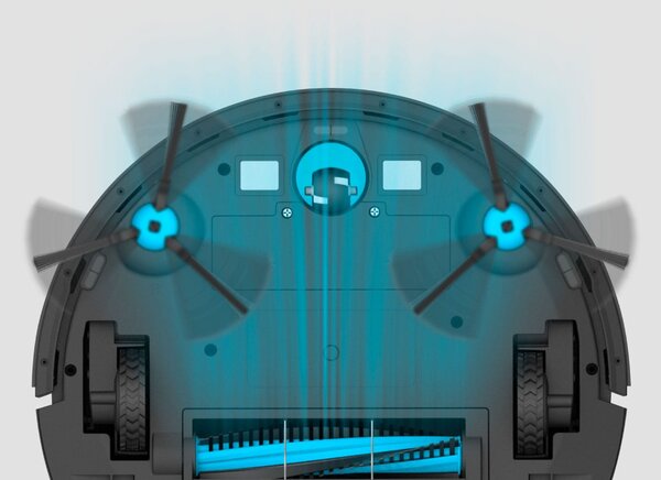 2 u 1 baterija. hepa mokro suhi robotski usisavač smart vac pro tuya lds tof