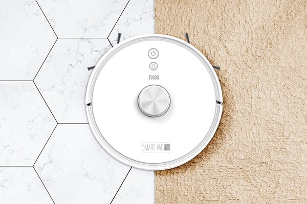 2 u 1 baterija. hepa mokro suhi robotski usisavač smart vac pro tuya lds tof
