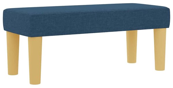 Krevet s opruga kutije s jastukom Plava 200 x 80 cm tkanina - Plava / 200 x 80 cm