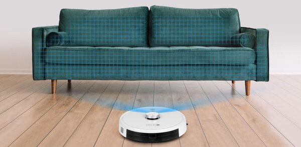 2 u 1 baterija. hepa mokro suhi robotski usisavač smart vac pro tuya lds tof