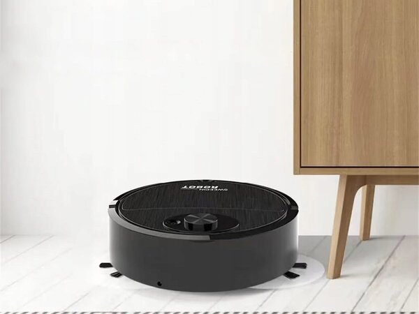 ACA. Robotsko usisavač 2 Metlice USB Black Swithin Robot