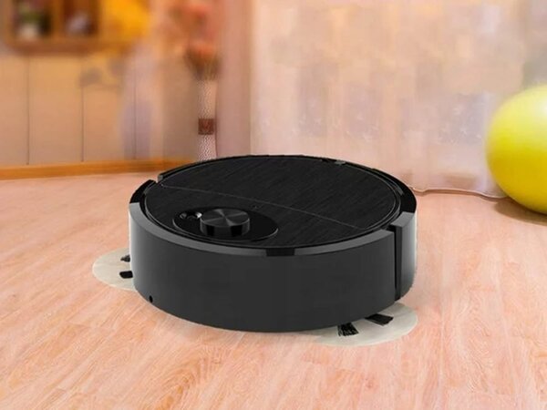 ACA. Robotsko usisavač 2 Metlice USB Black Swithin Robot