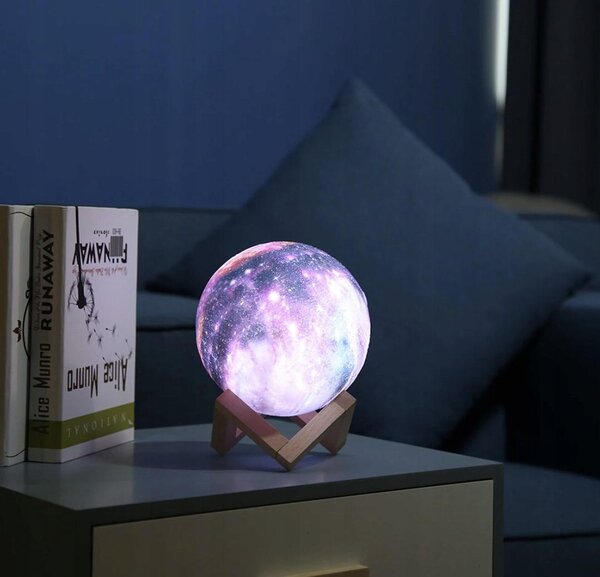 LED RGB 3D Mjesec s daljinskim upravljačem od 20 cm