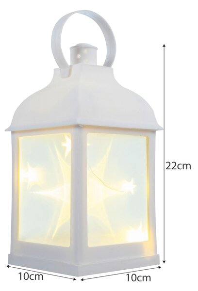Ukrasna LED 3D svjetiljka 22cm bijela