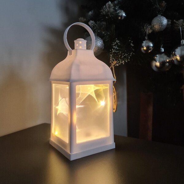 Ukrasna LED 3D svjetiljka 22cm bijela