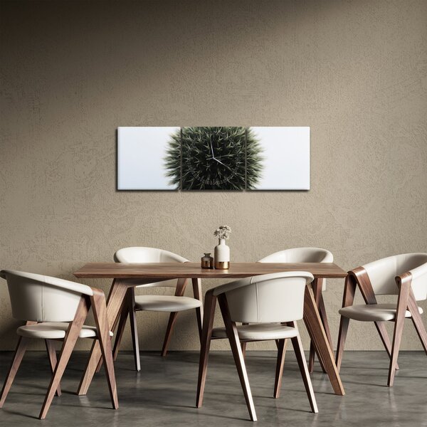 Slika cvjetne kugle (sa satom) (90x30 cm)
