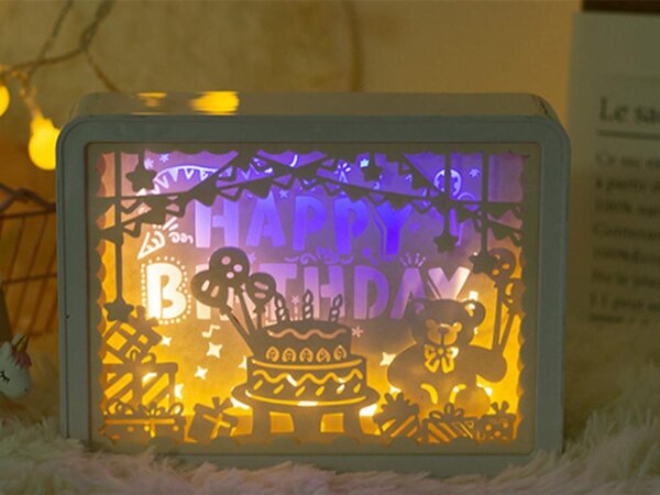 USB LED 3D ukrasna svjetiljka 20cm