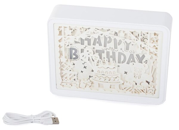 USB LED 3D ukrasna svjetiljka 20cm