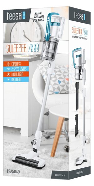 2V1 150W AK. bežični uspravni usisavač LED Sweeper 7000
