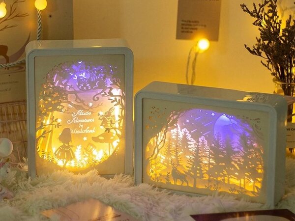 USB LED 3D ukrasna svjetiljka 20cm
