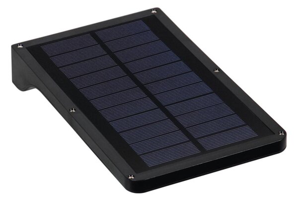 Solar Street 36 LED cestovna svjetiljka s PIR sezonom kretanje 6500k crna