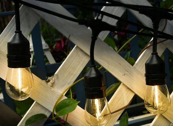 LED vanjski ukrasni vijenac 10m ip44 topla bijela - 1443489