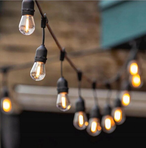 LED vanjski ukrasni vijenac 10m ip44 topla bijela - 1443489