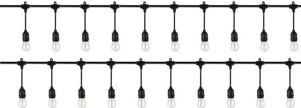 LED vanjski ukrasni vijenac 10m ip44 topla bijela - 1443489