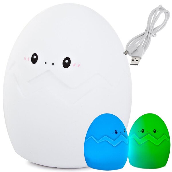 LED RGB baterija mekana dječja lagana dodir 1200mAh USB jaje