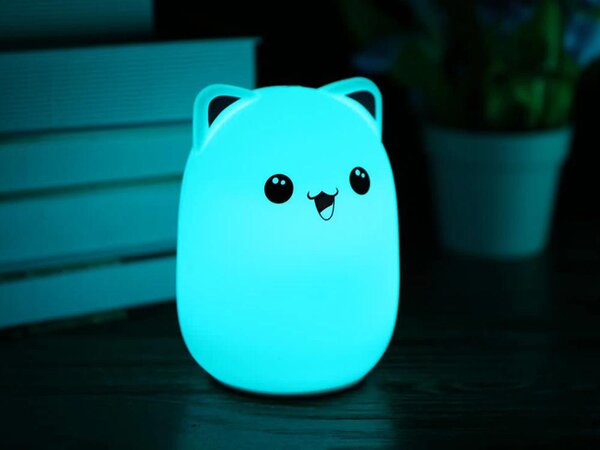 LED RGB RGB bežična mekana dječja svjetlost Touch 1200mAh USB mačka