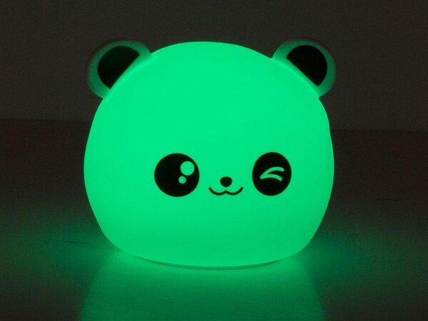 LED RGB bežična mekana dječja lagana lagana dodir 1200mAh USB Panda
