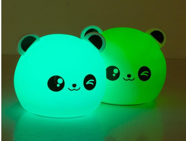 LED RGB bežična mekana dječja lagana lagana dodir 1200mAh USB Panda
