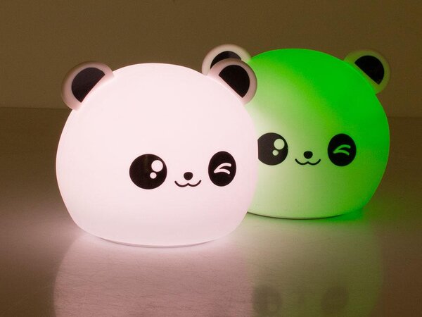LED RGB bežična mekana dječja lagana lagana dodir 1200mAh USB Panda